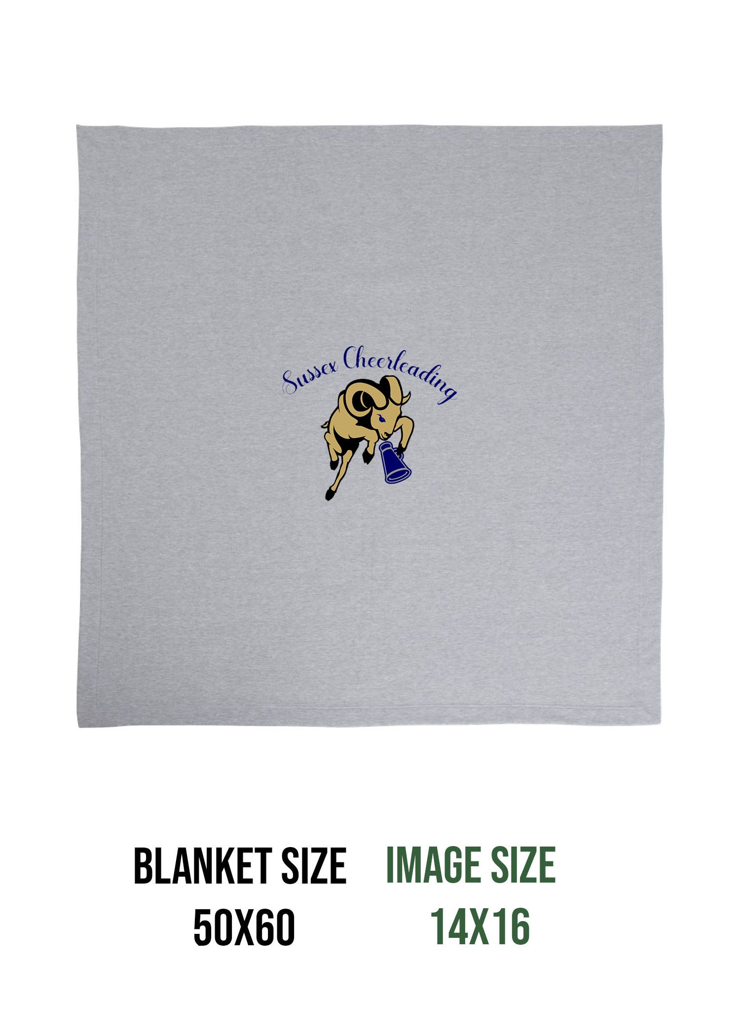 Sussex Middle Cheer Design 3 Blanket