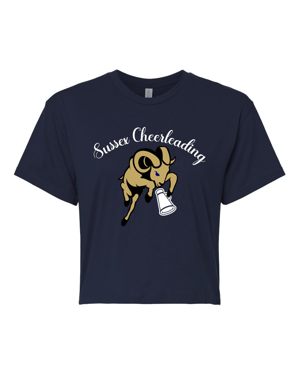 Sussex Middle Cheer Design 3 Crop Top