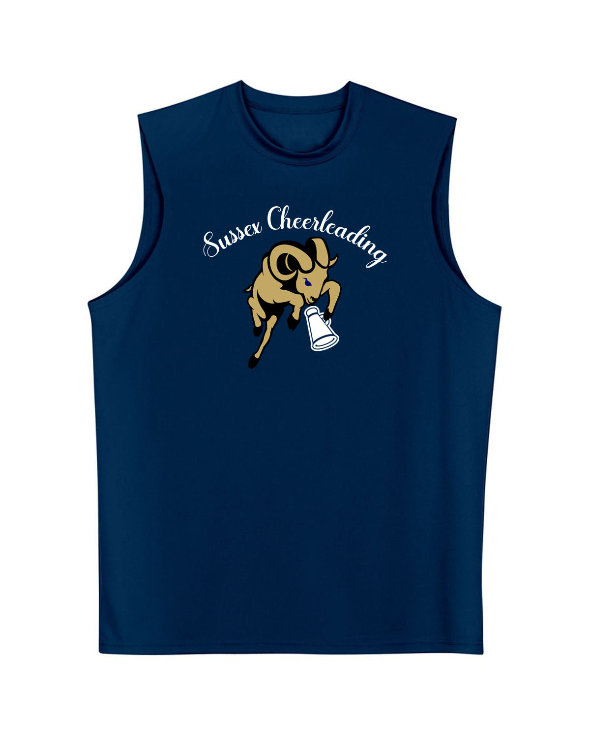 Sussex Middle Cheer Men's Performance Tank Top Design 3