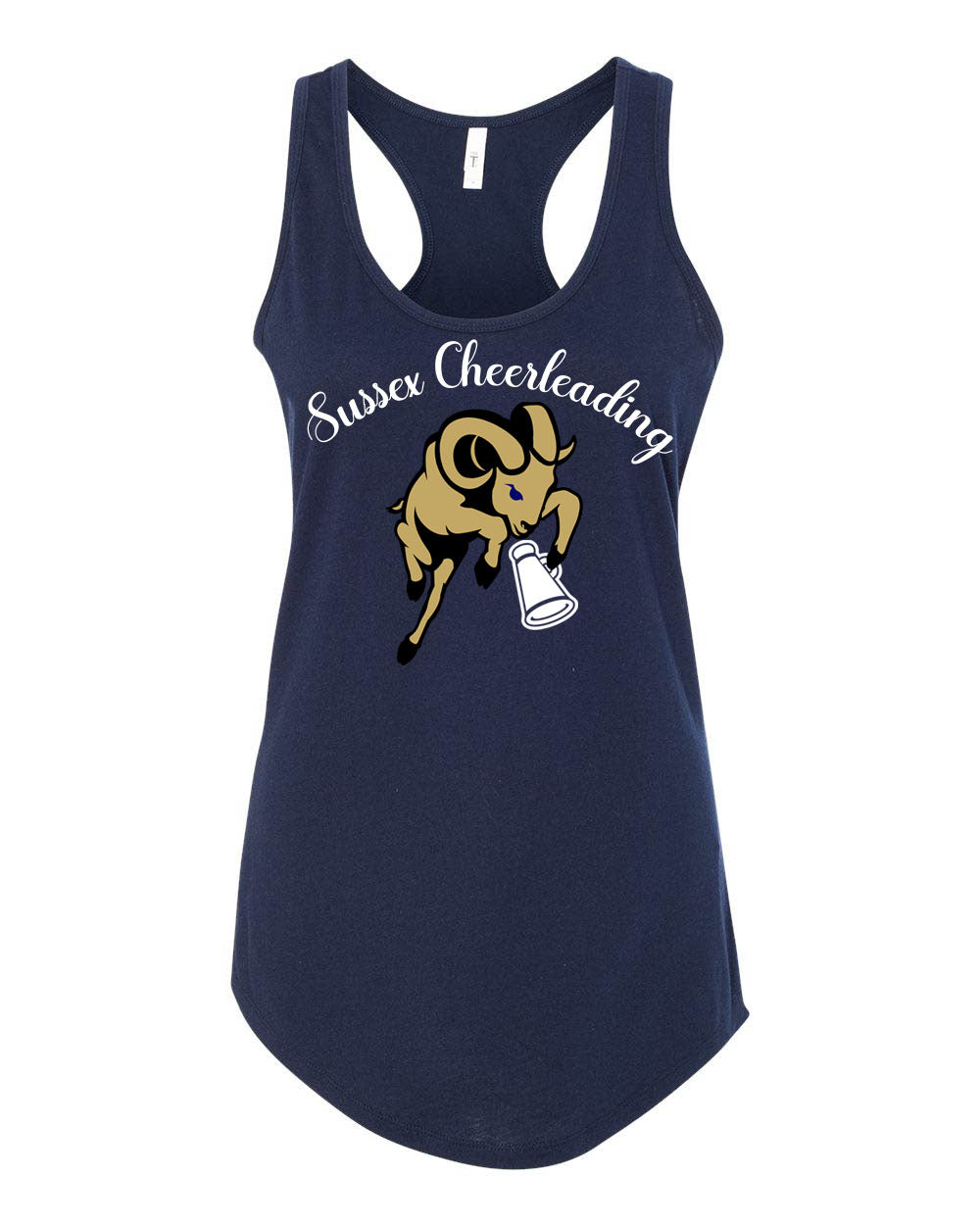 Sussex Middle Cheer Design 3 Tank Top