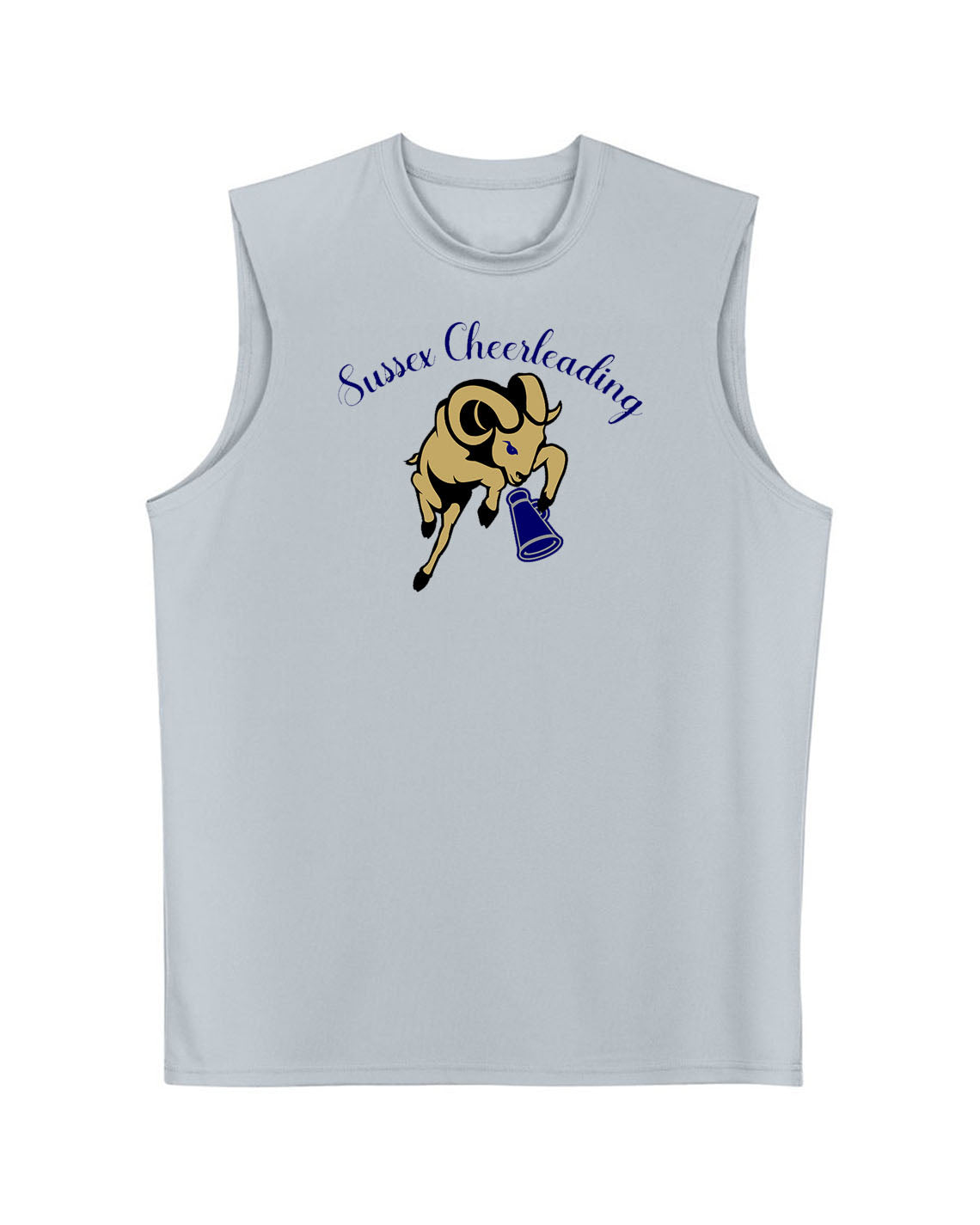 Sussex Middle Cheer Men's Performance Tank Top Design 3