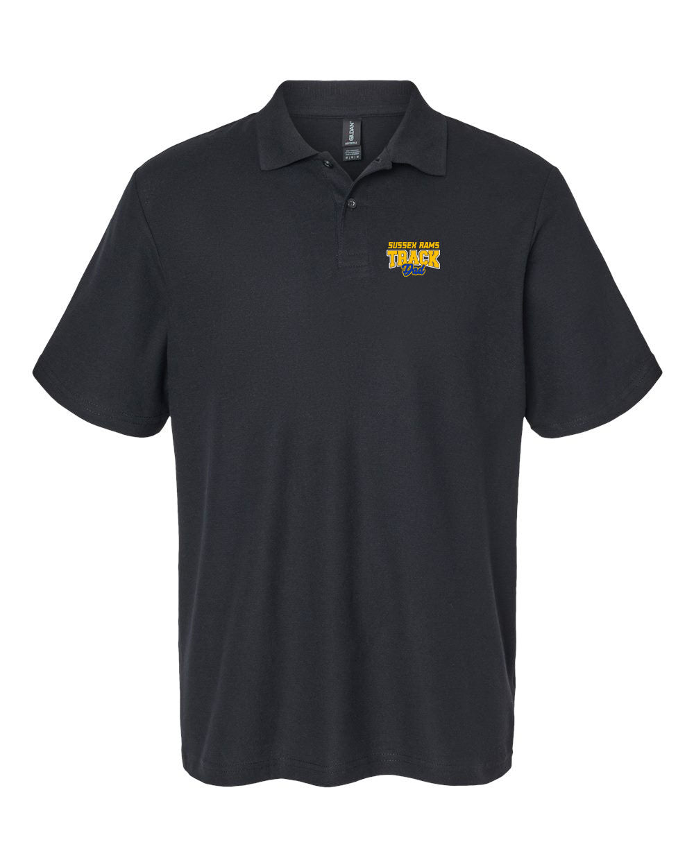 Sussex Rams Track Polo T-Shirt Design 1