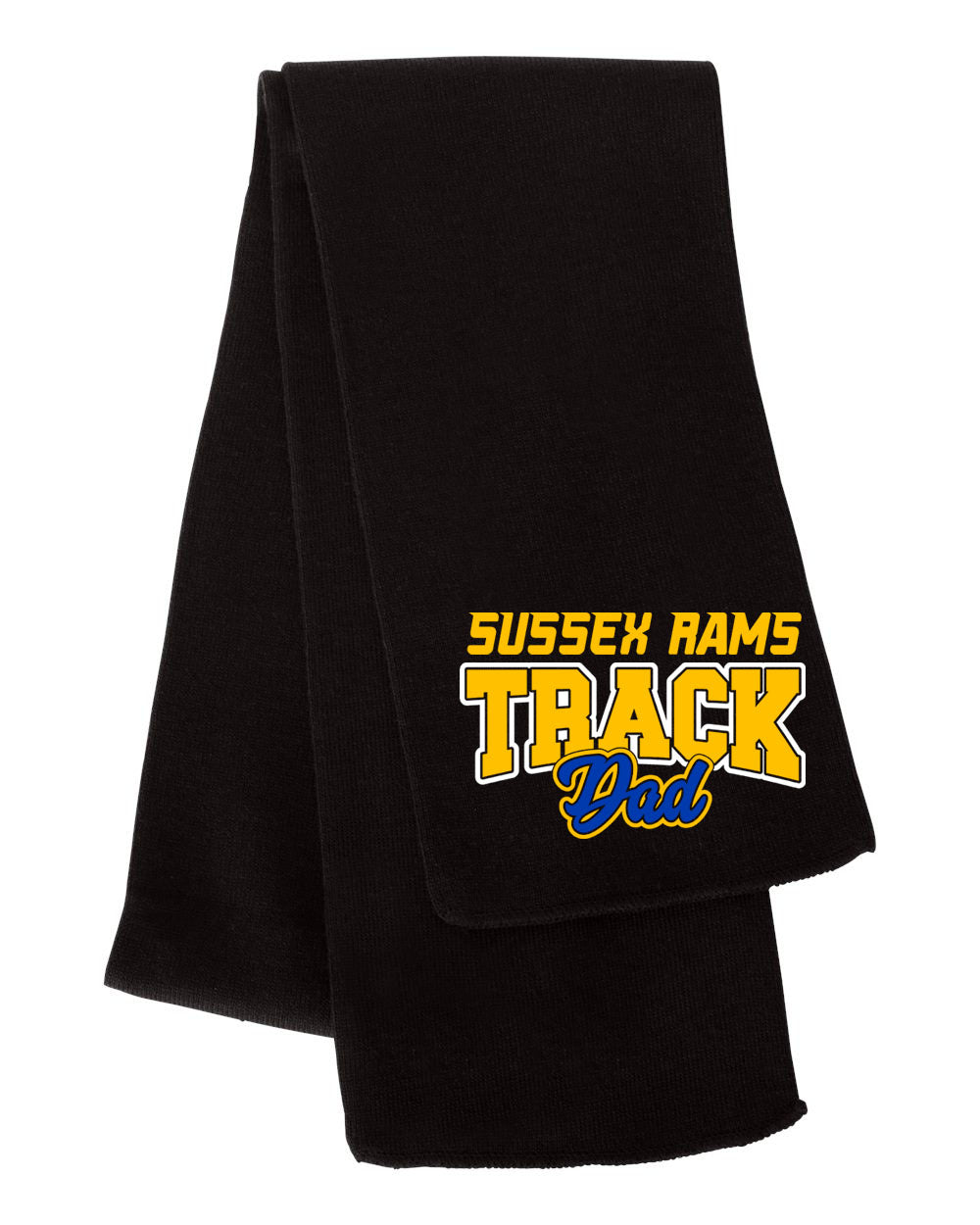 Sussex Rams Track Design 1 Scarf