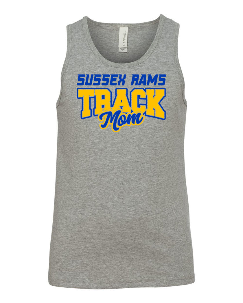 Sussex Rams Track Muscle Tank Top Design 1