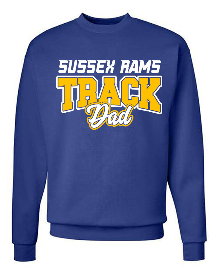 Sussex Rams Track non hooded sweatshirt Design 1