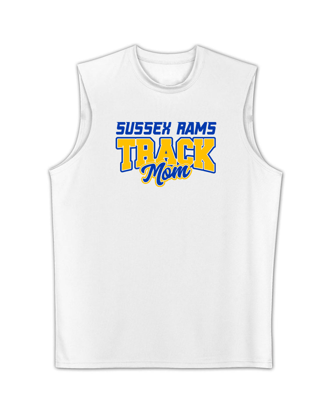 Sussex Rams Track Men's Performance Tank Top Design 1