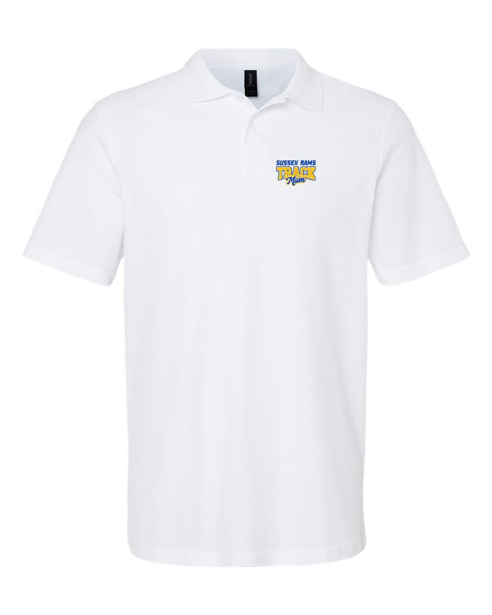 Sussex Rams Track Polo T-Shirt Design 1