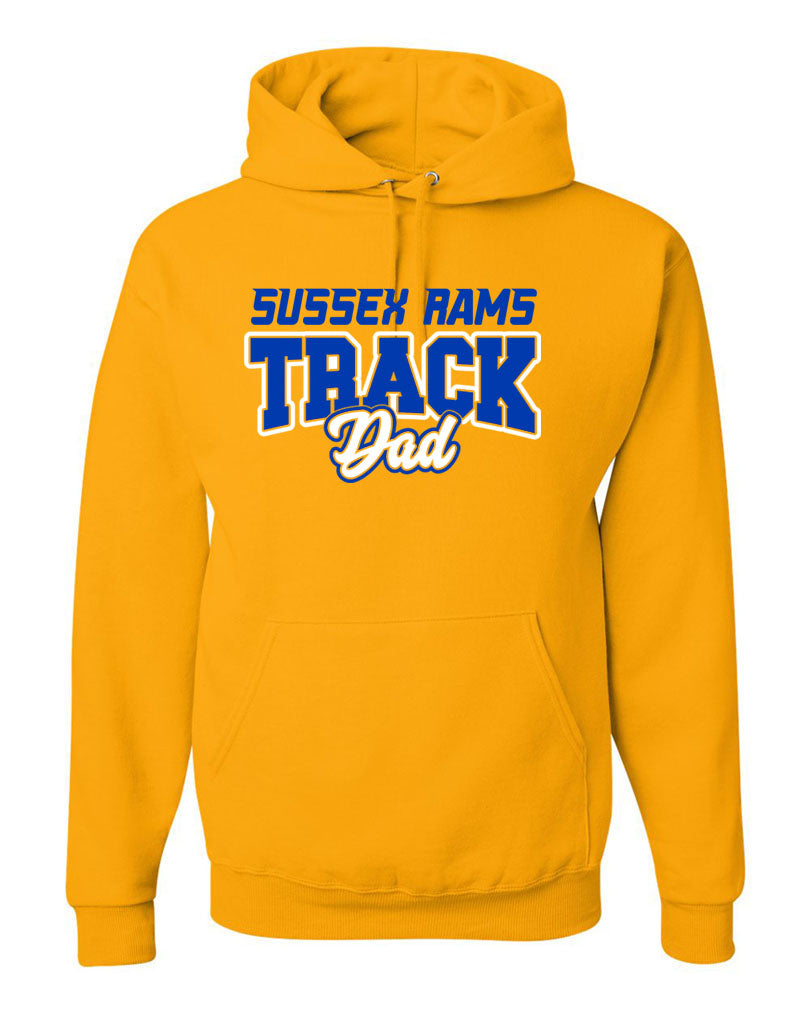 Sussex Rams Track Hooded Sweatshirt Design 1