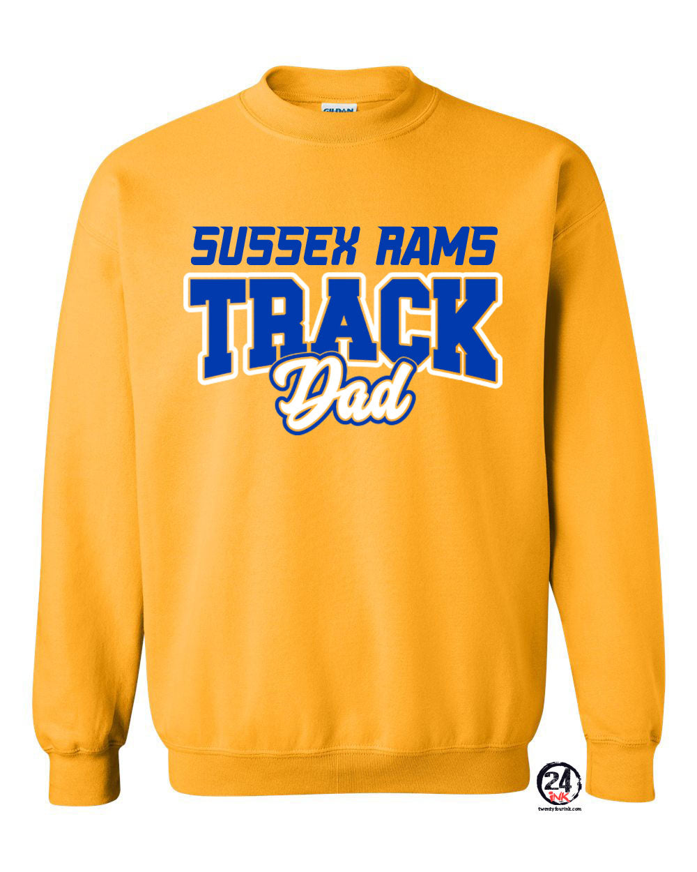 Sussex Rams Track non hooded sweatshirt Design 1