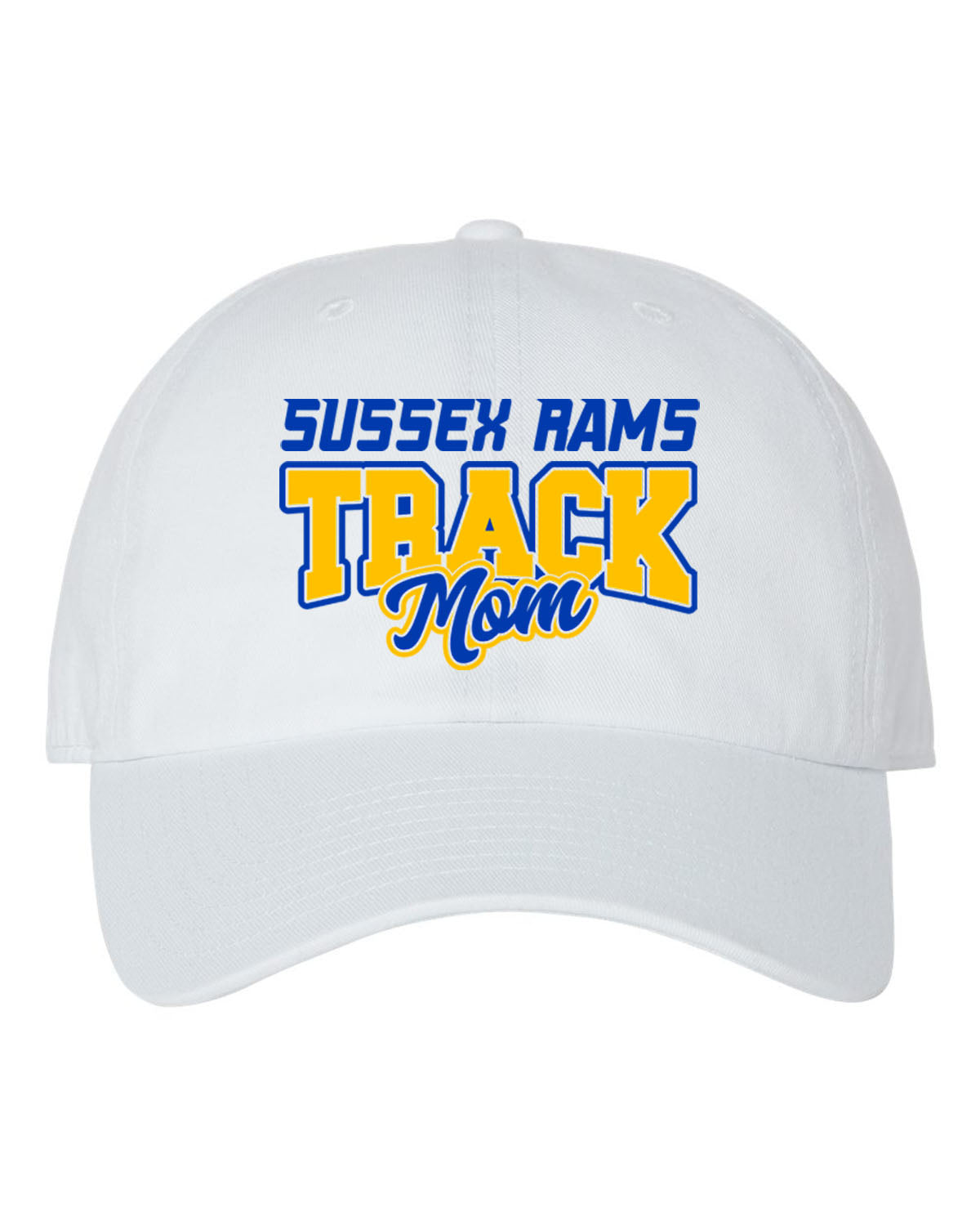 Sussex Rams Track Trucker Hat Design 1