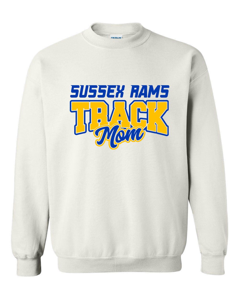 Sussex Rams Track non hooded sweatshirt Design 1