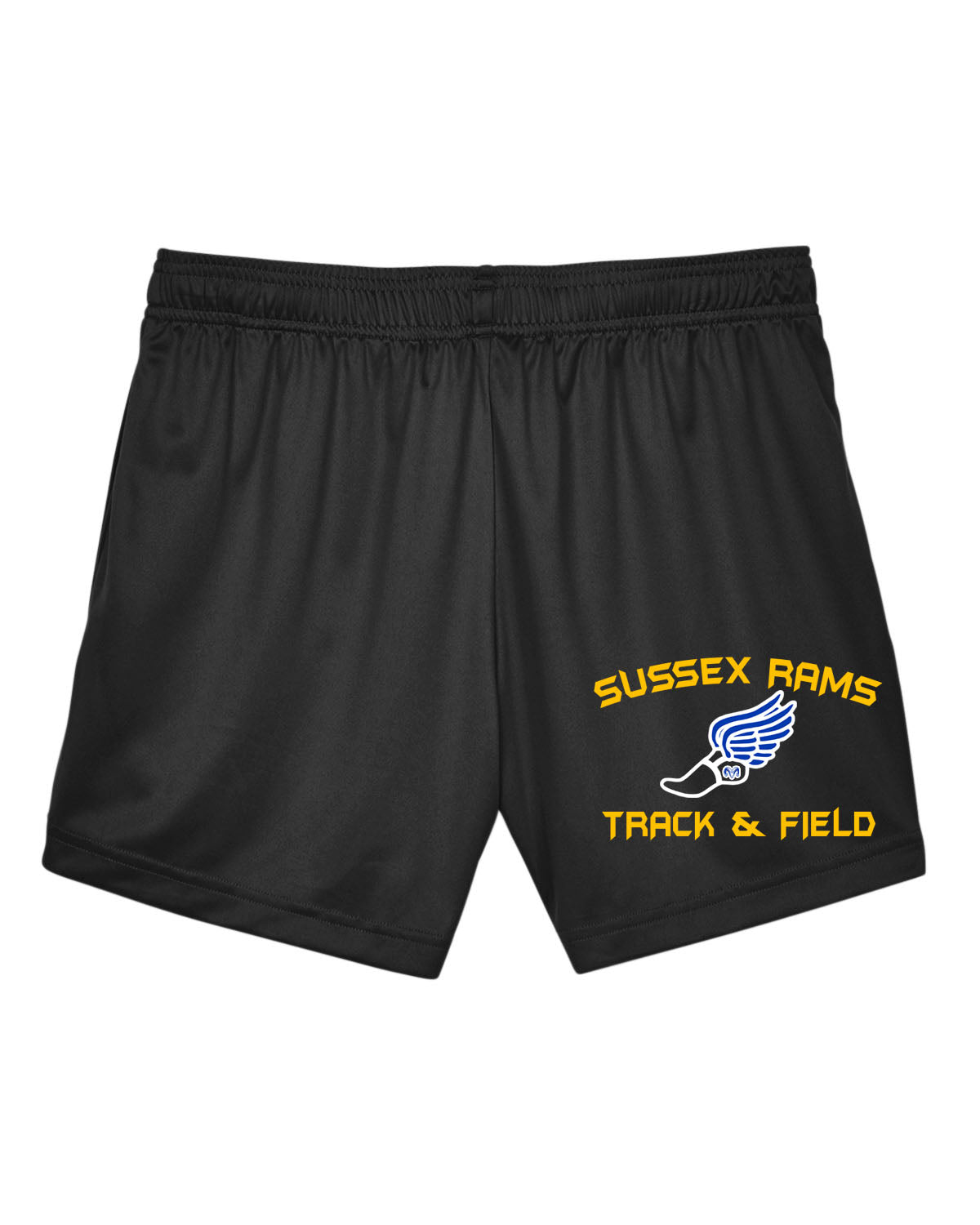 Sussex Rams Track Ladies Performance Shorts Design 2