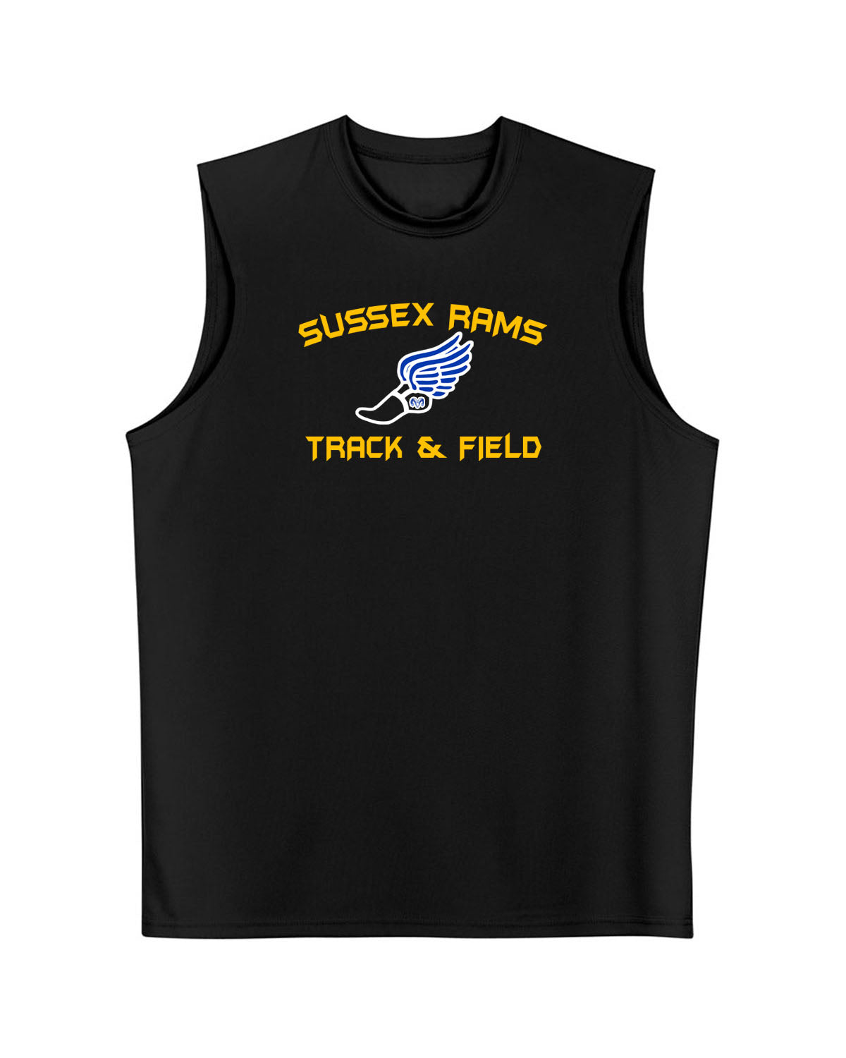 Sussex Rams Track Men's Performance Tank Top Design 2