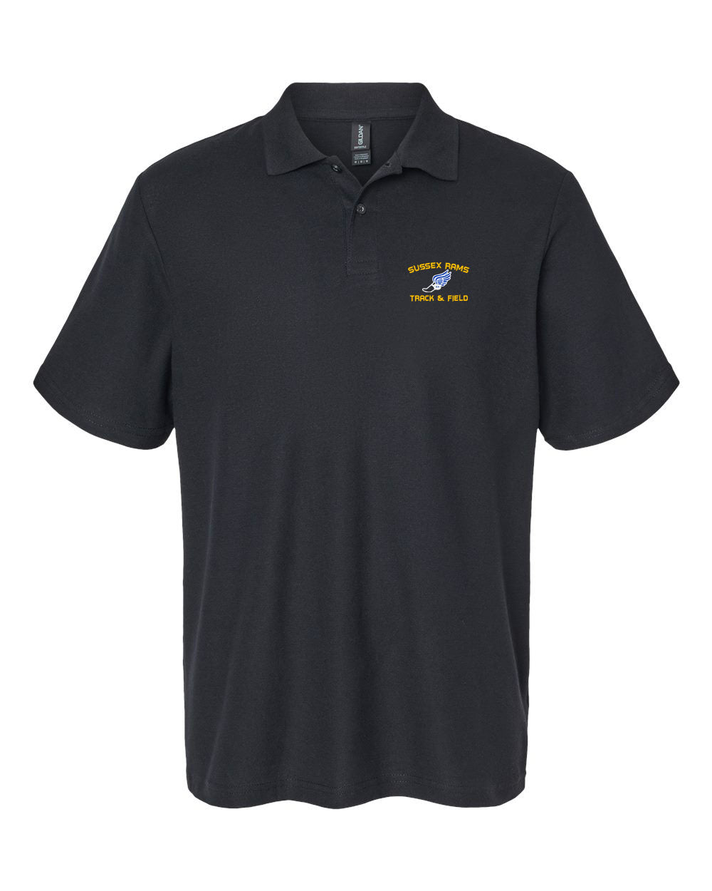 Sussex Rams Track Polo T-Shirt Design 2
