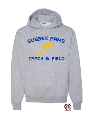 Sussex Rams Track Hooded Sweatshirt Design 2