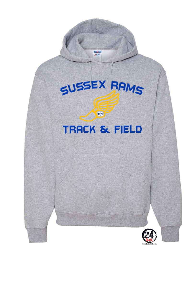 Sussex Rams Track Hooded Sweatshirt Design 2