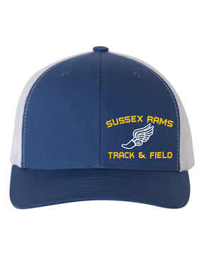 Sussex Rams Track Trucker Hat Design 2