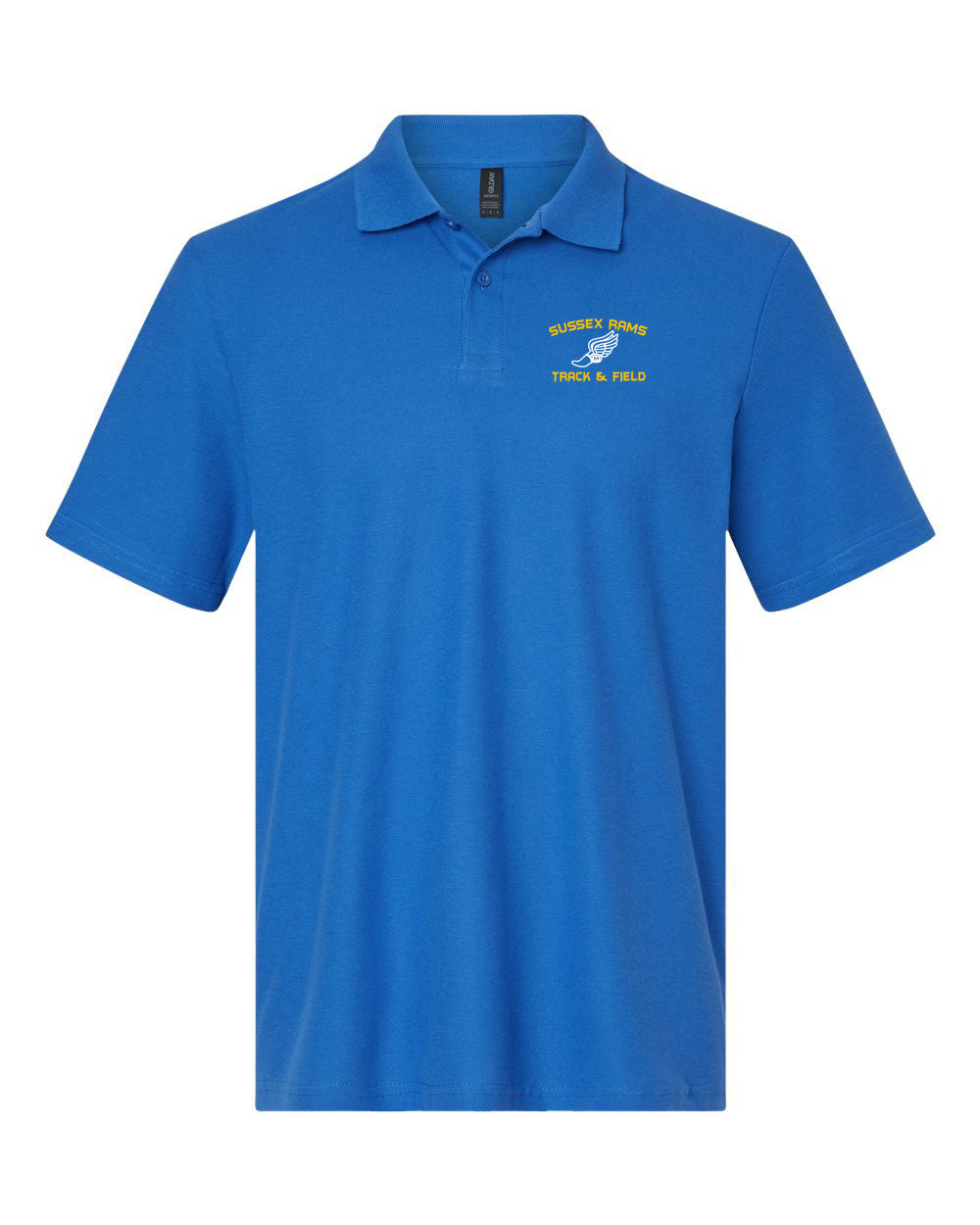 Sussex Rams Track Polo T-Shirt Design 2