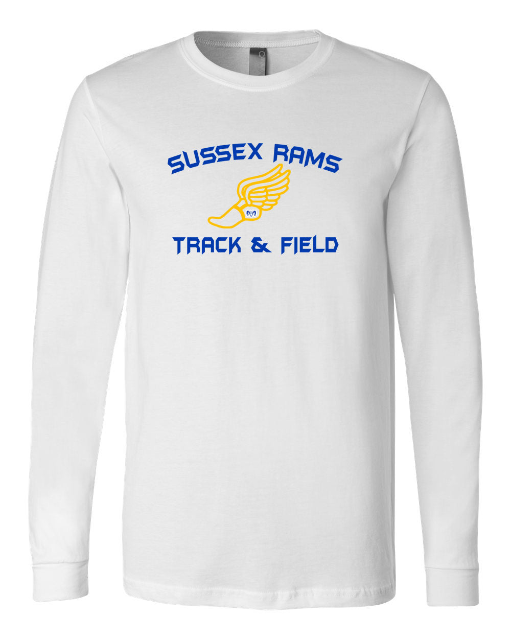 Sussex Rams Track Long Sleeve Shirt Design 2