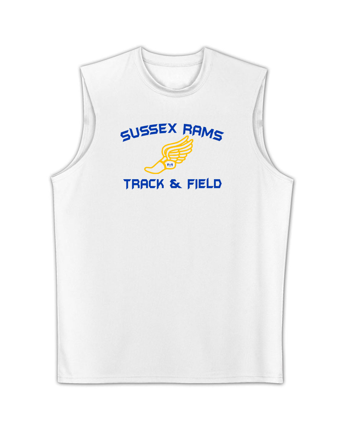 Sussex Rams Track Men's Performance Tank Top Design 2