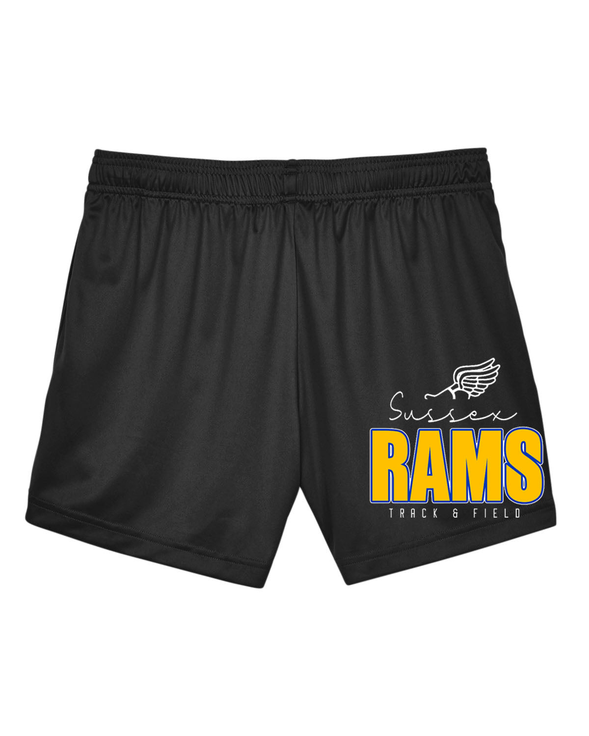 Sussex Rams Track Ladies Performance Shorts Design 4