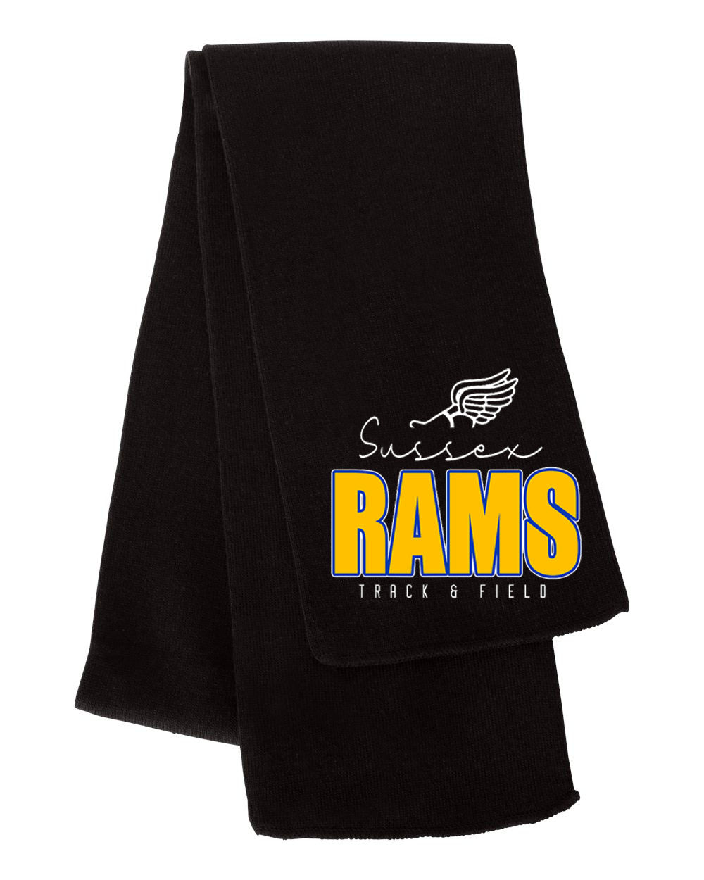 Sussex Rams Track Design 4 Scarf