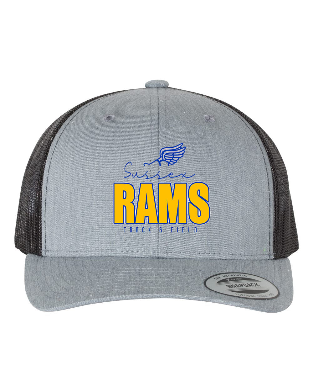 Sussex Rams Track Trucker Hat Design 4