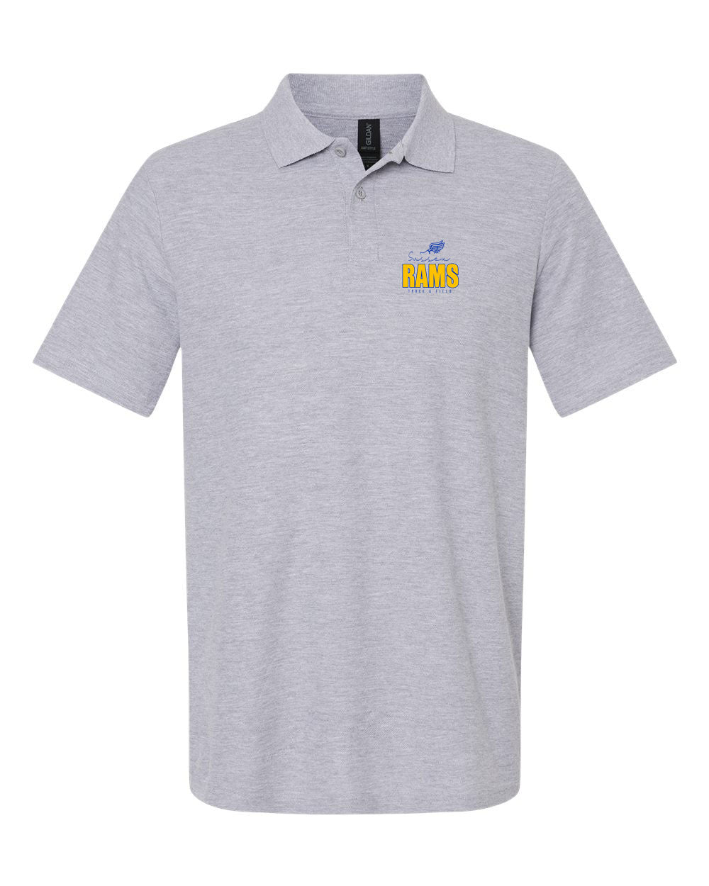 Sussex Rams Track Polo T-Shirt Design 4