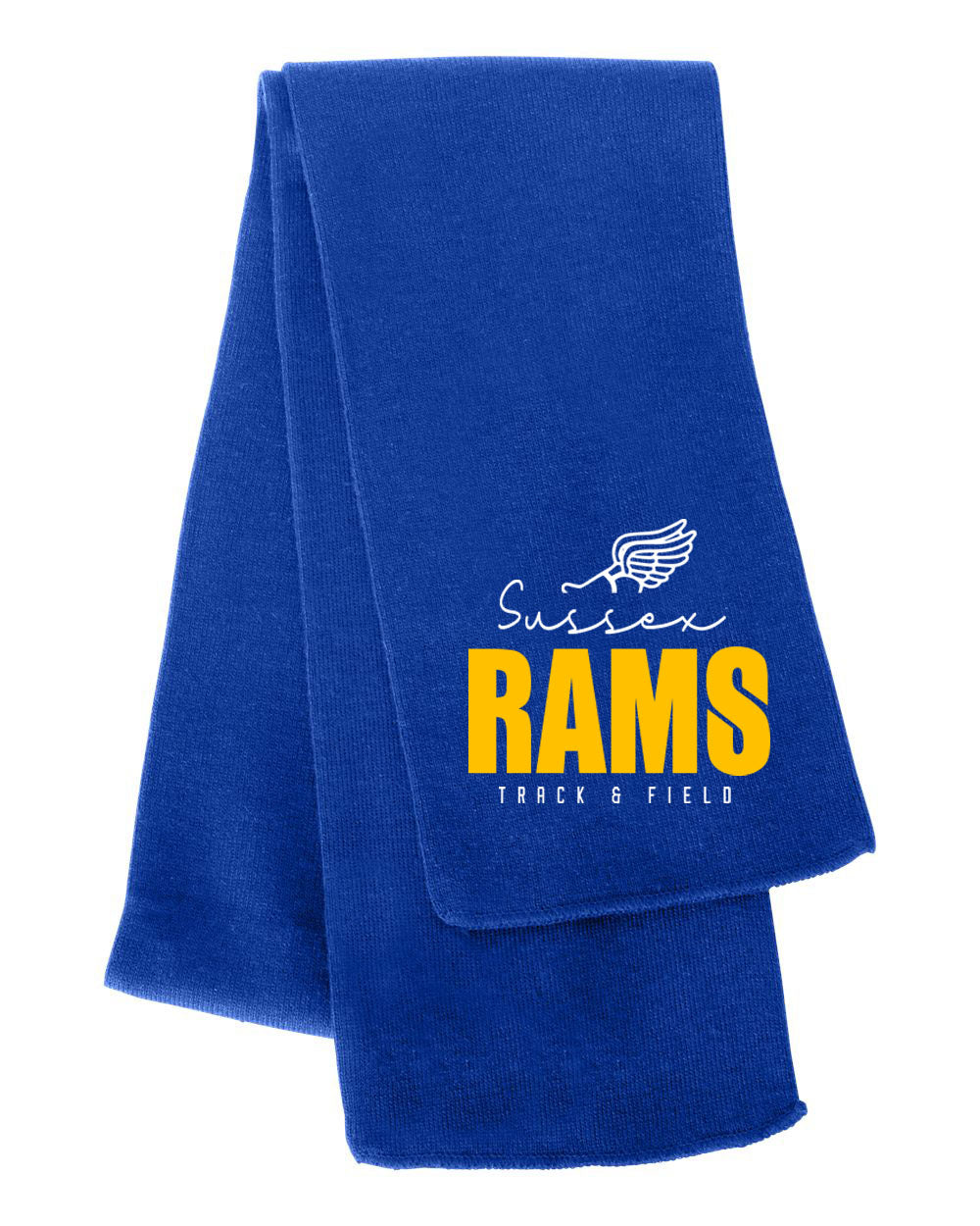 Sussex Rams Track Design 4 Scarf