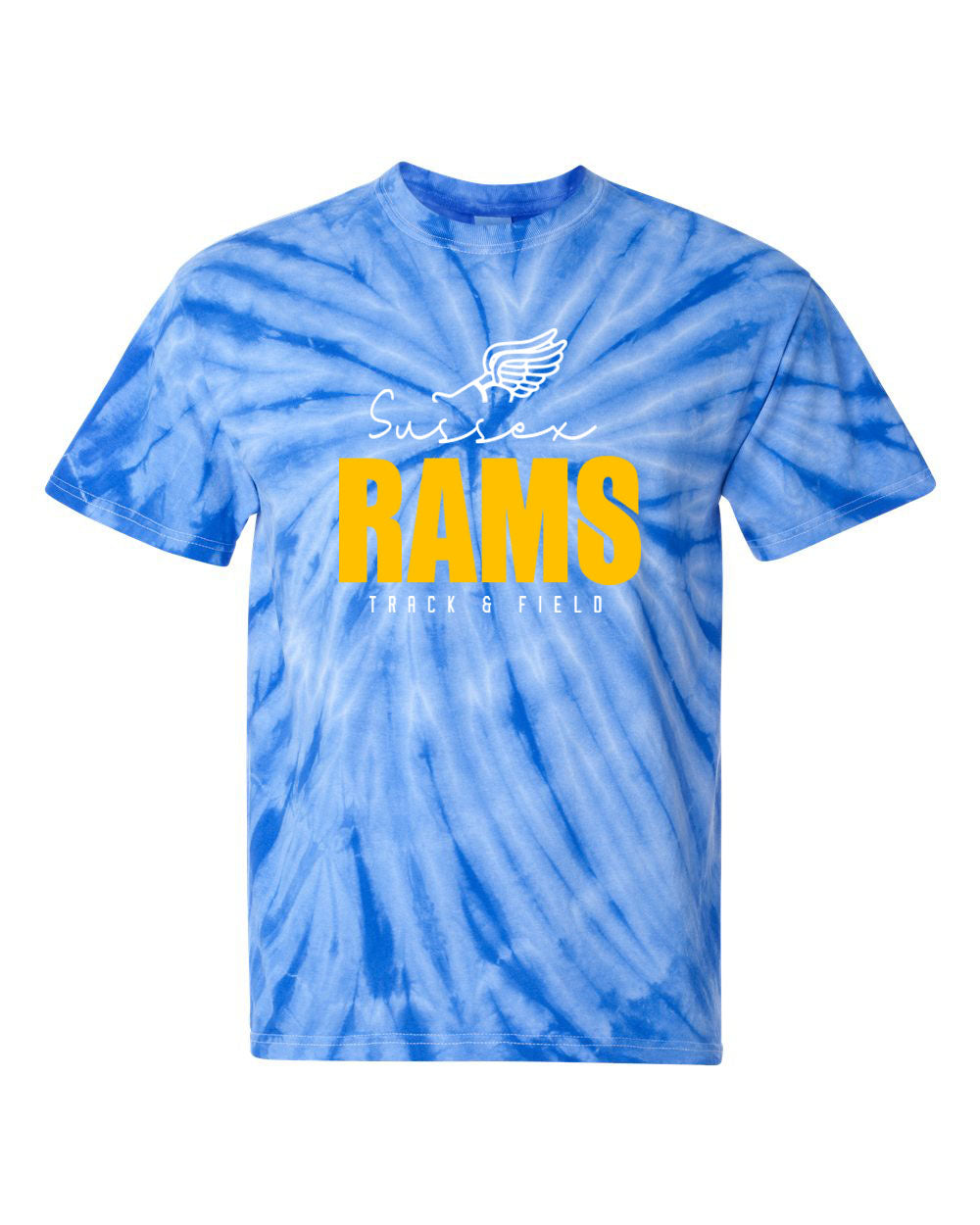 Sussex Rams Track Tie Dye t-shirt Design 4