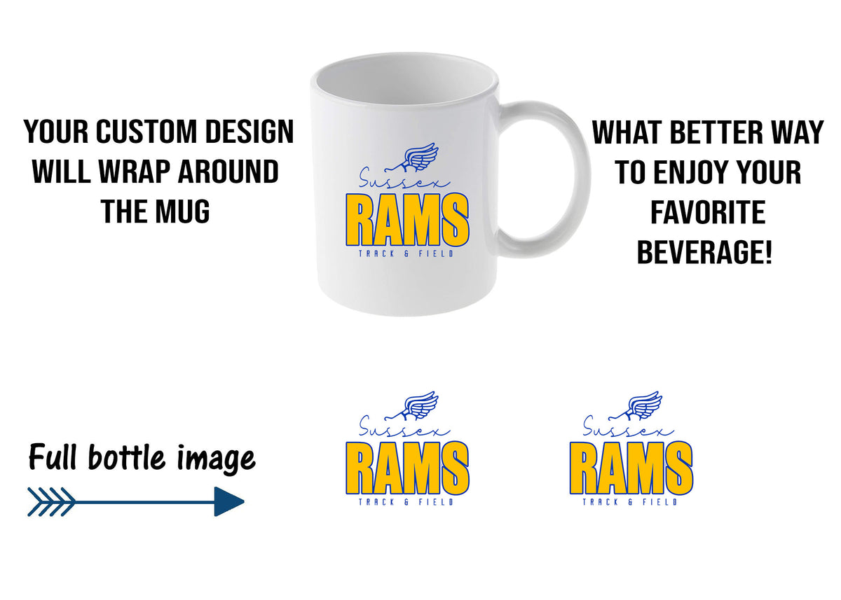 Sussex Rams Track Mug Design 4