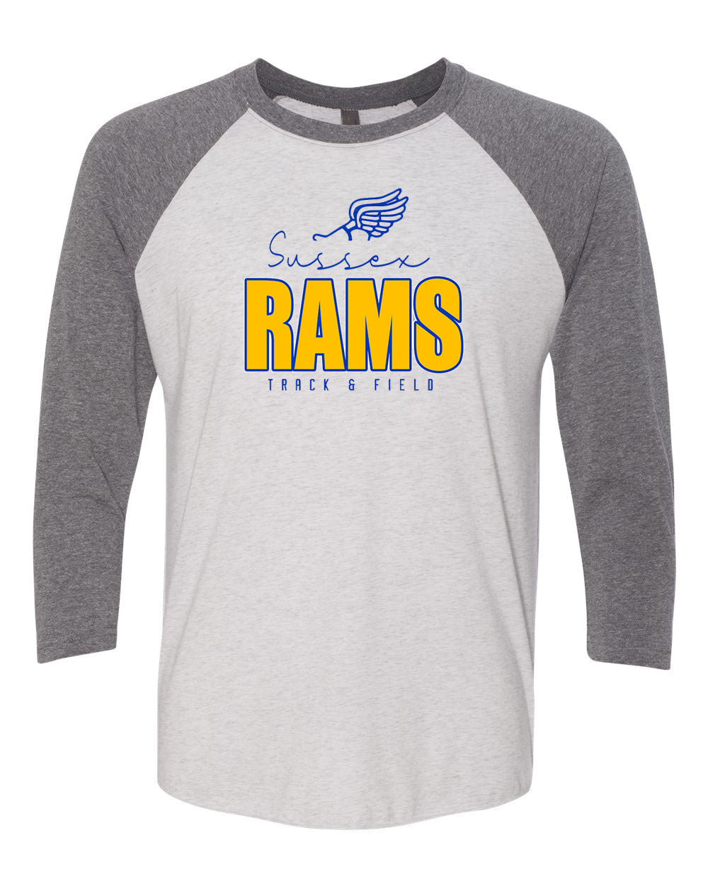 Sussex Rams Track raglan shirt Design 4