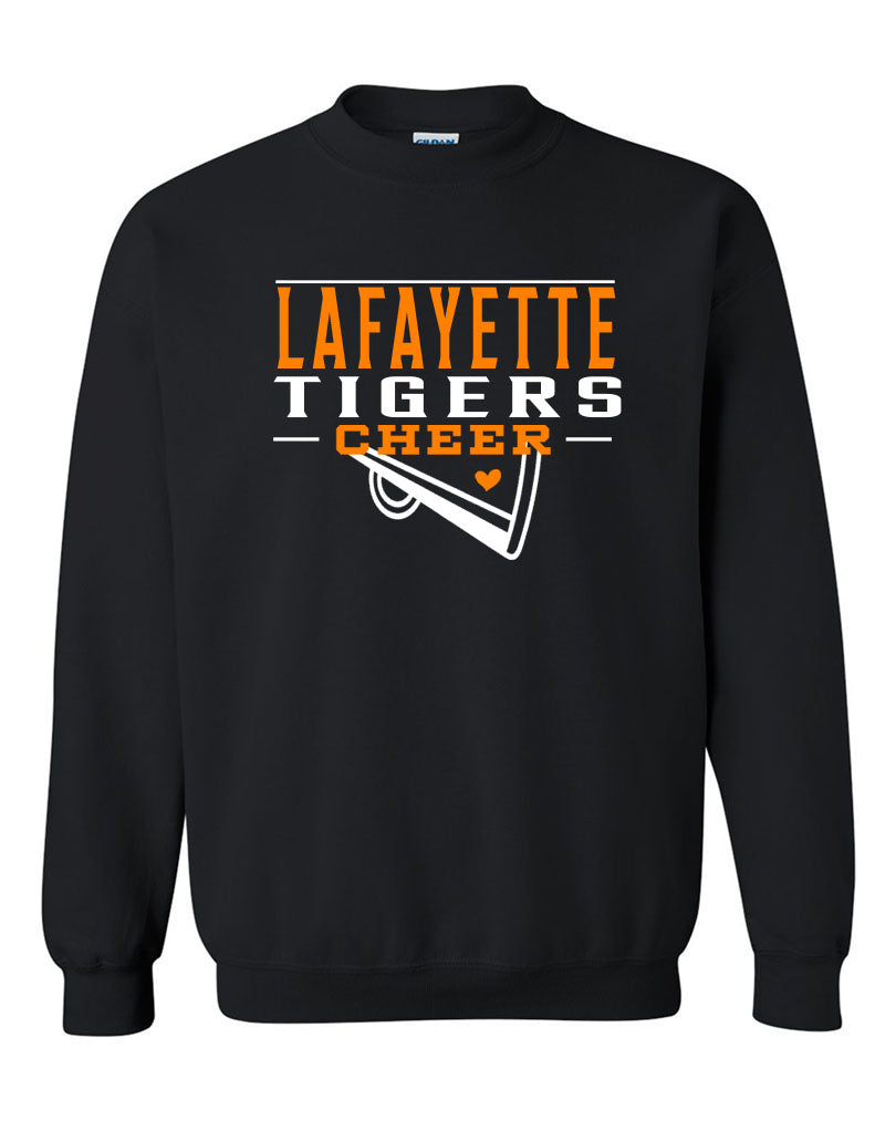Tigers Cheer non hooded sweatshirt Design 1