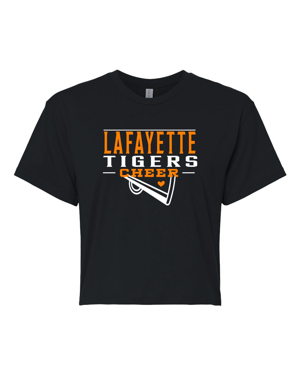 Tigers Cheer Crop Top Design 1