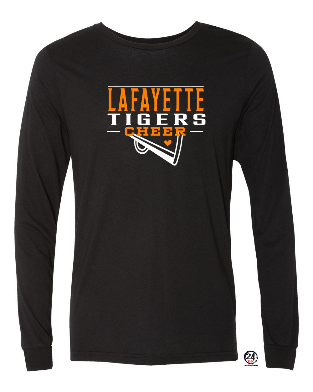 Tigers Cheer Long Sleeve Shirt Design 1