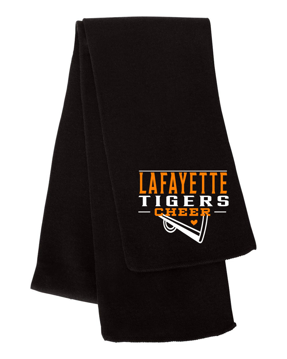Tigers Cheer Scarf Design 1