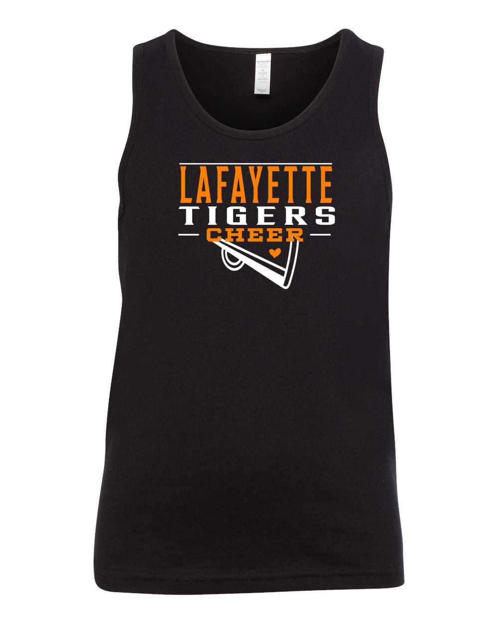 Tigers Cheer Muscle Tank Top Design 1