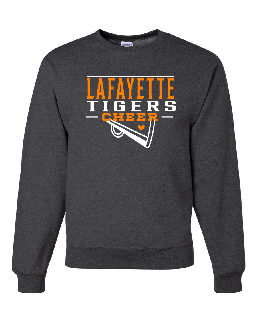 Tigers Cheer non hooded sweatshirt Design 1