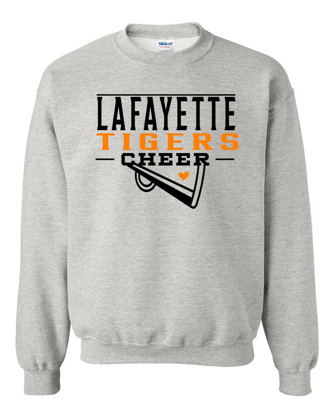 Tigers Cheer non hooded sweatshirt Design 1