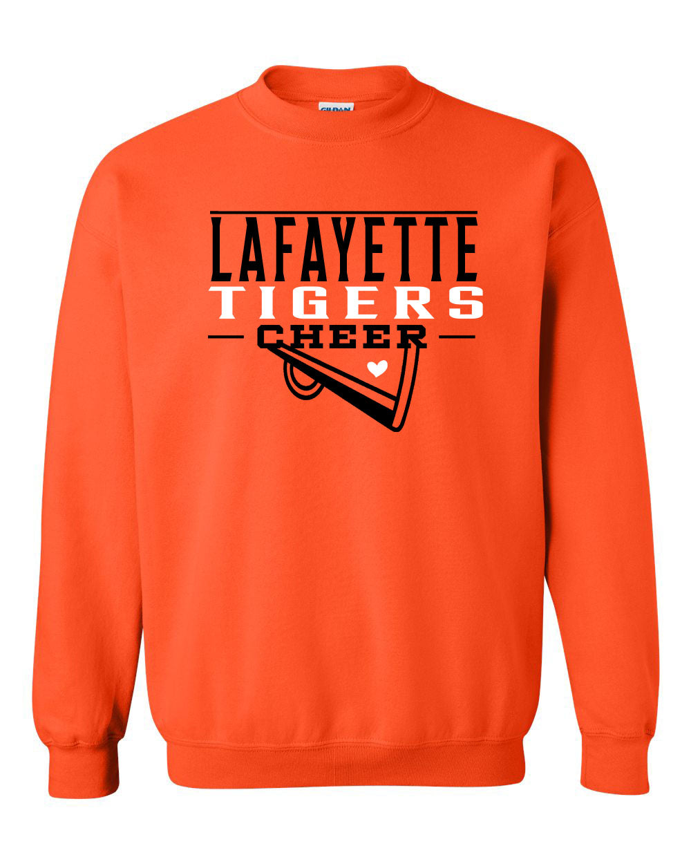 Tigers Cheer non hooded sweatshirt Design 1