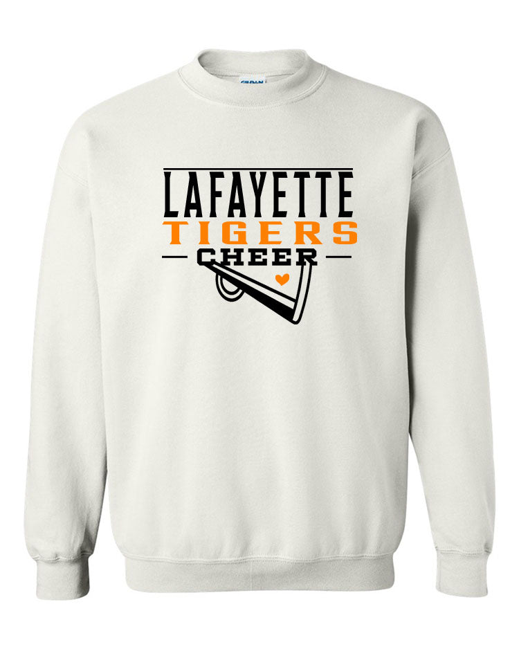 Tigers Cheer non hooded sweatshirt Design 1