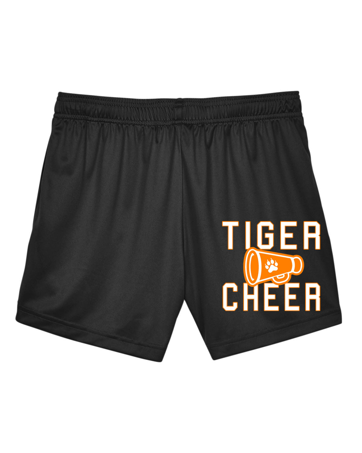 Tigers Cheer Ladies Performance Shorts Design 3
