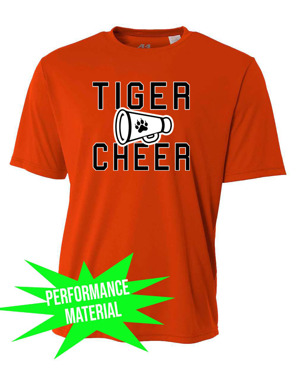 Tigers Cheer Performance Material T-Shirt Design 3