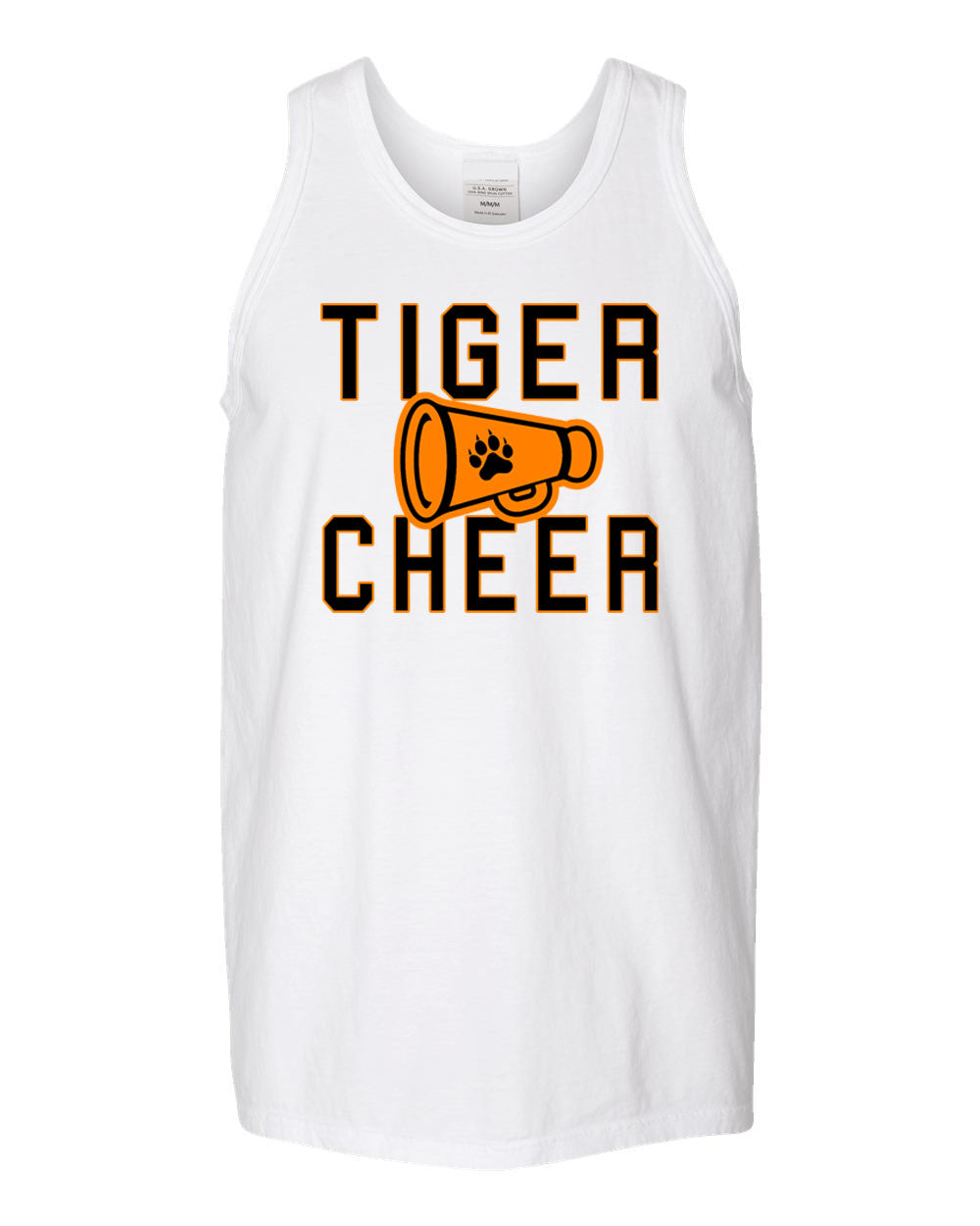 Tigers Cheer Muscle Tank Top Design 3