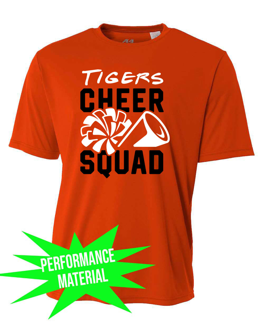 Tigers Cheer Performance Material T-Shirt Design 4