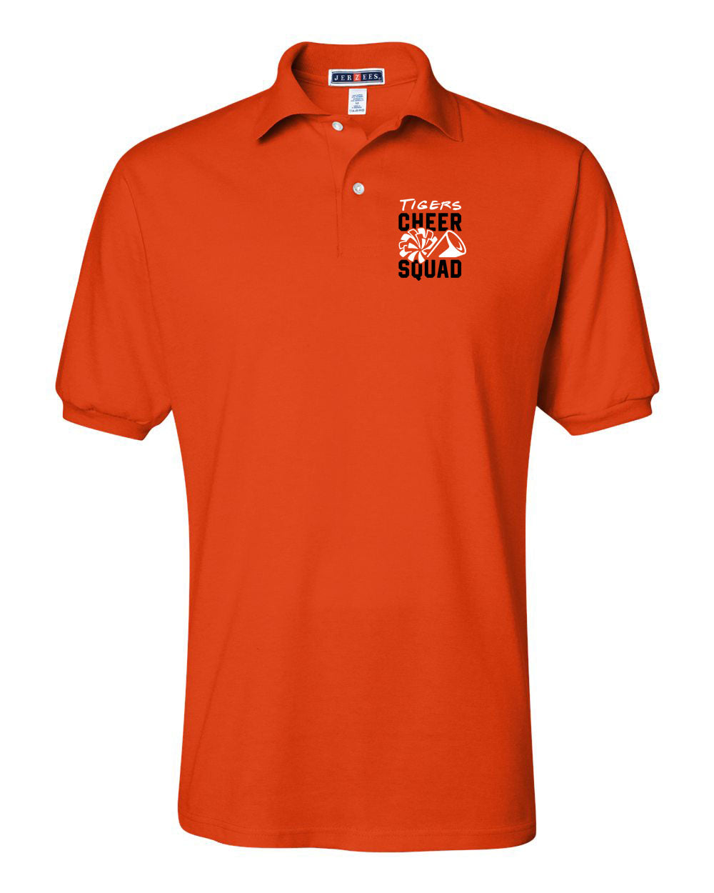 Tigers Cheer Polo T-Shirt Design 4