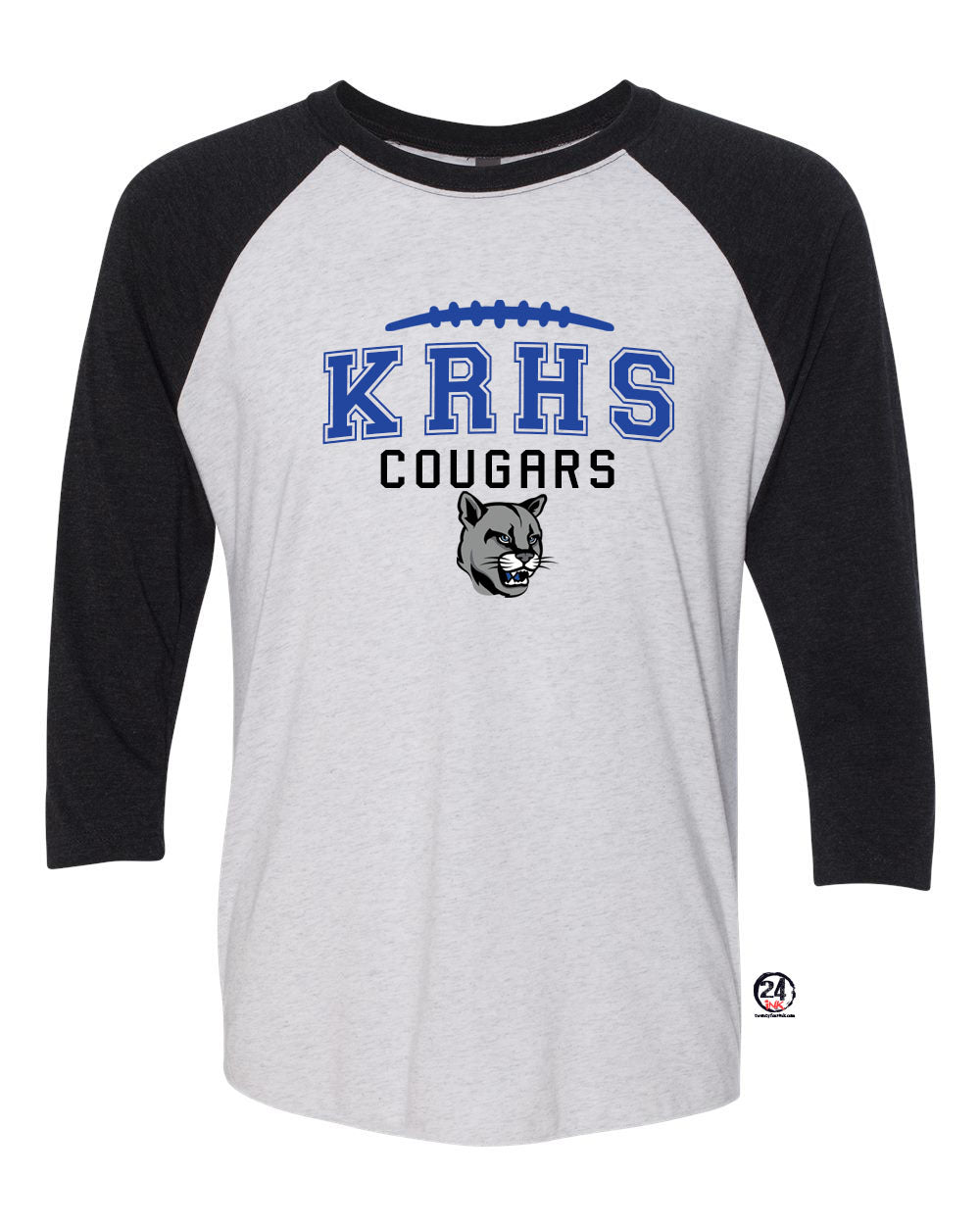 KRHS Football raglan shirt