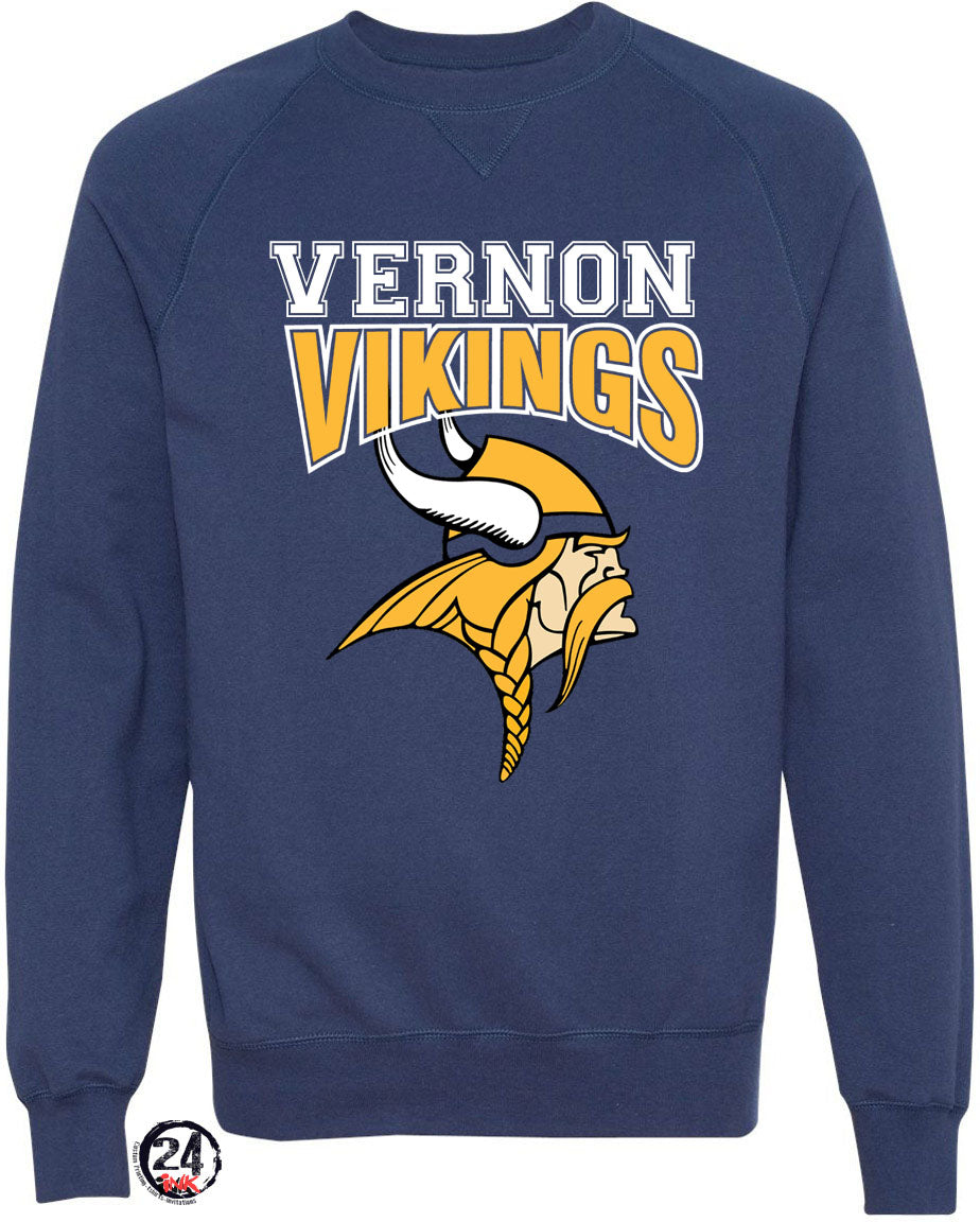 Vernon Vikings Logo non hooded sweatshirt