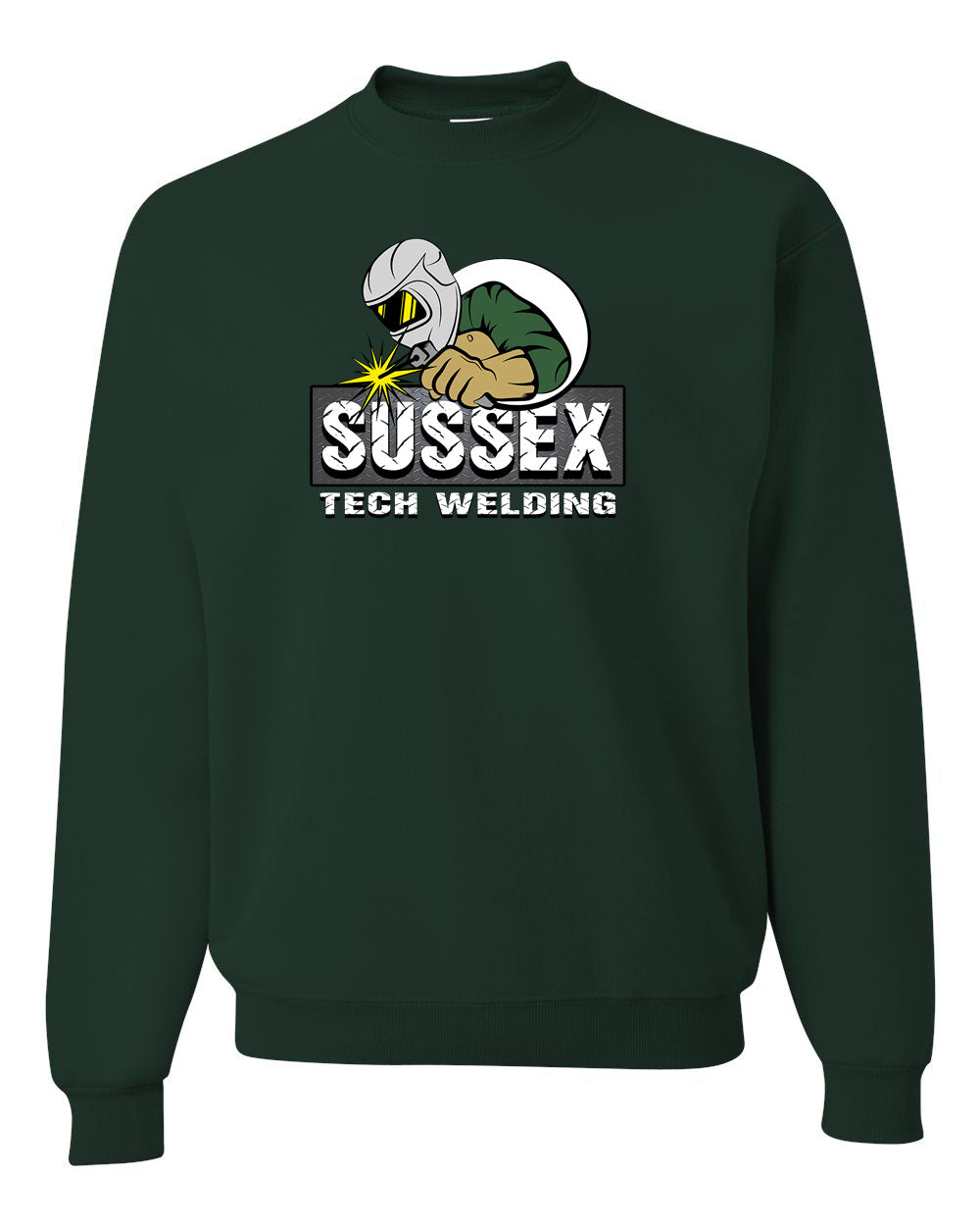 Sussex Tech Welding Design 2 non hooded sweatshirt