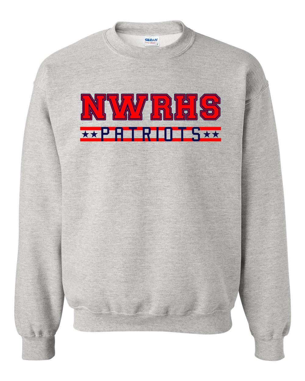 NWRHS Patriots non hooded sweatshirt